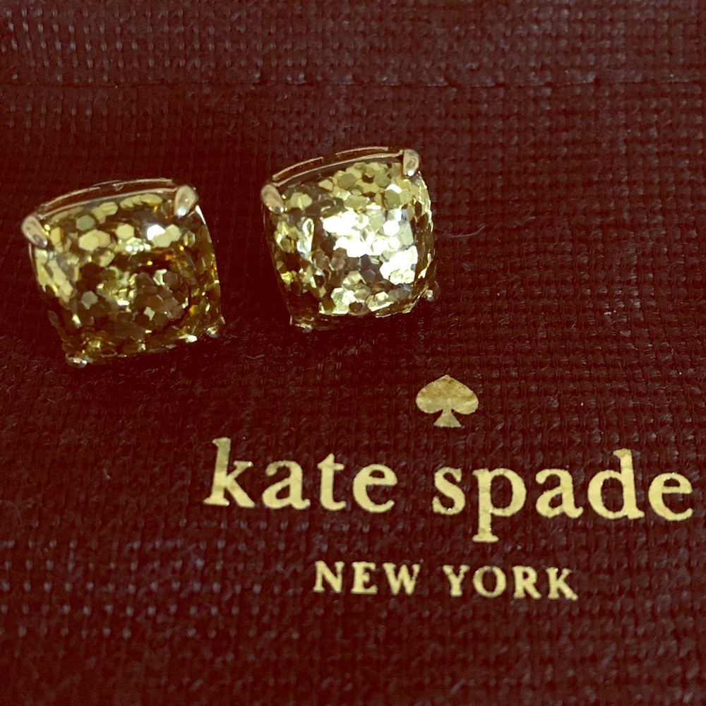 Kate Spade Glitter Stud Earrings ♠️✨